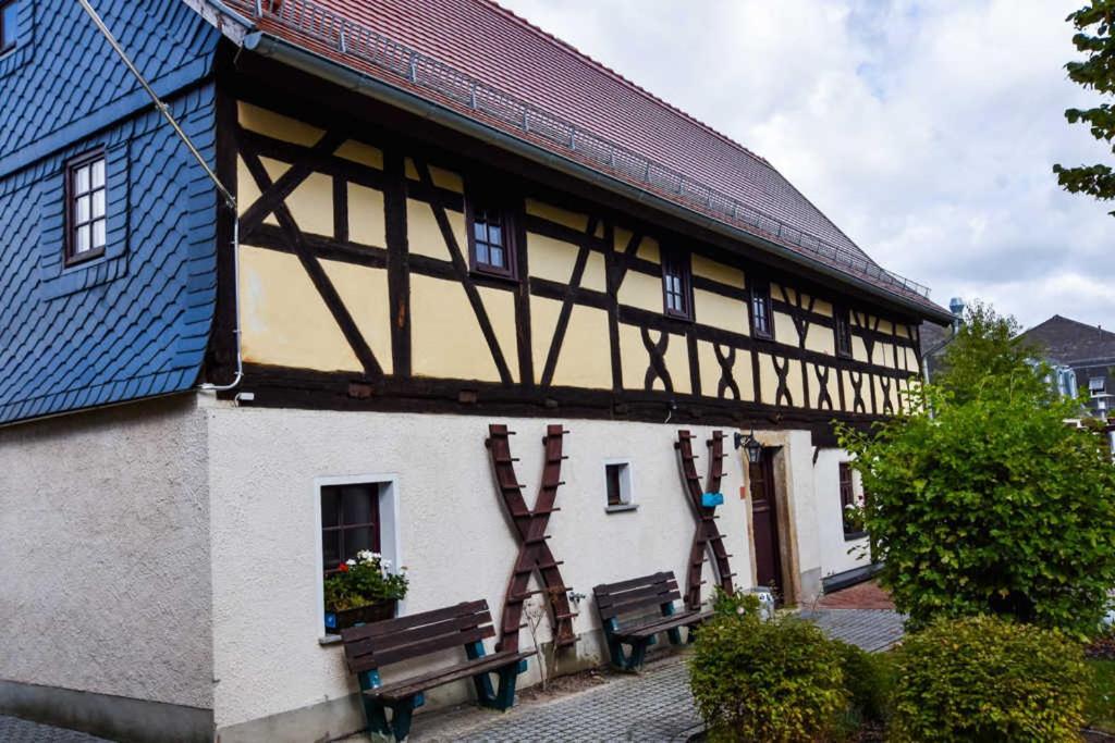 Lavendelhof Die Idyllische Landpension Crimmitschau Exterior foto